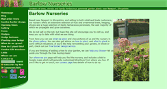 Desktop Screenshot of barlownurseries.co.uk